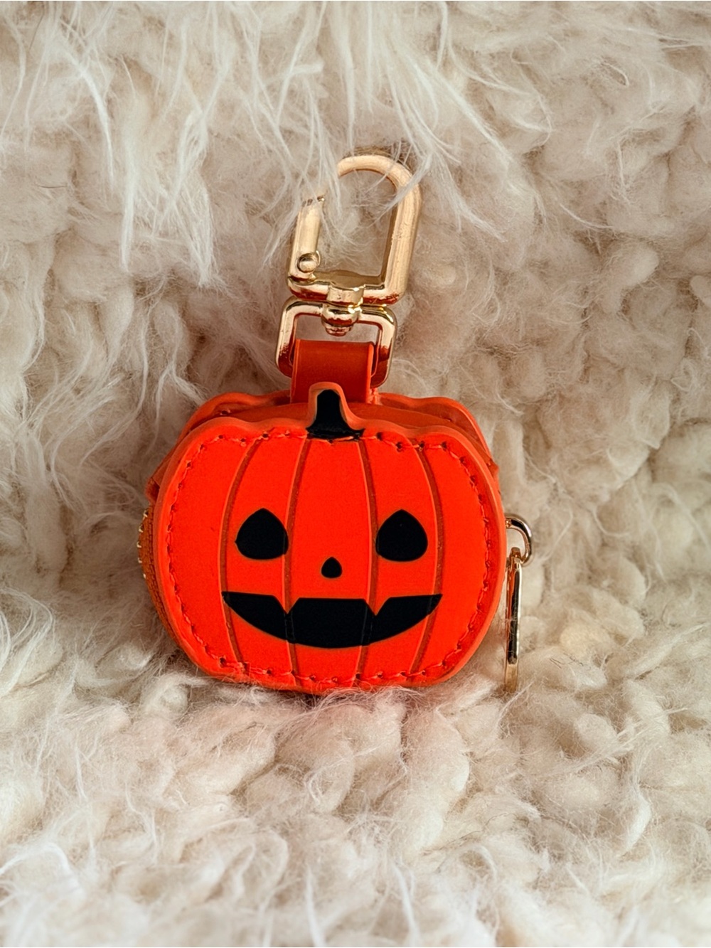 NWT Spooky Coffee Lover Halloween Pumpkin Purse Pouch Bag Charm Ghost Drink Pins - Picture 6 of 11